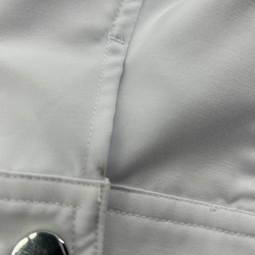 Chico's Jacket Women's Size 1 US 8-10 White Cotton Multi-Seasons Medium - Picture 13 of 16